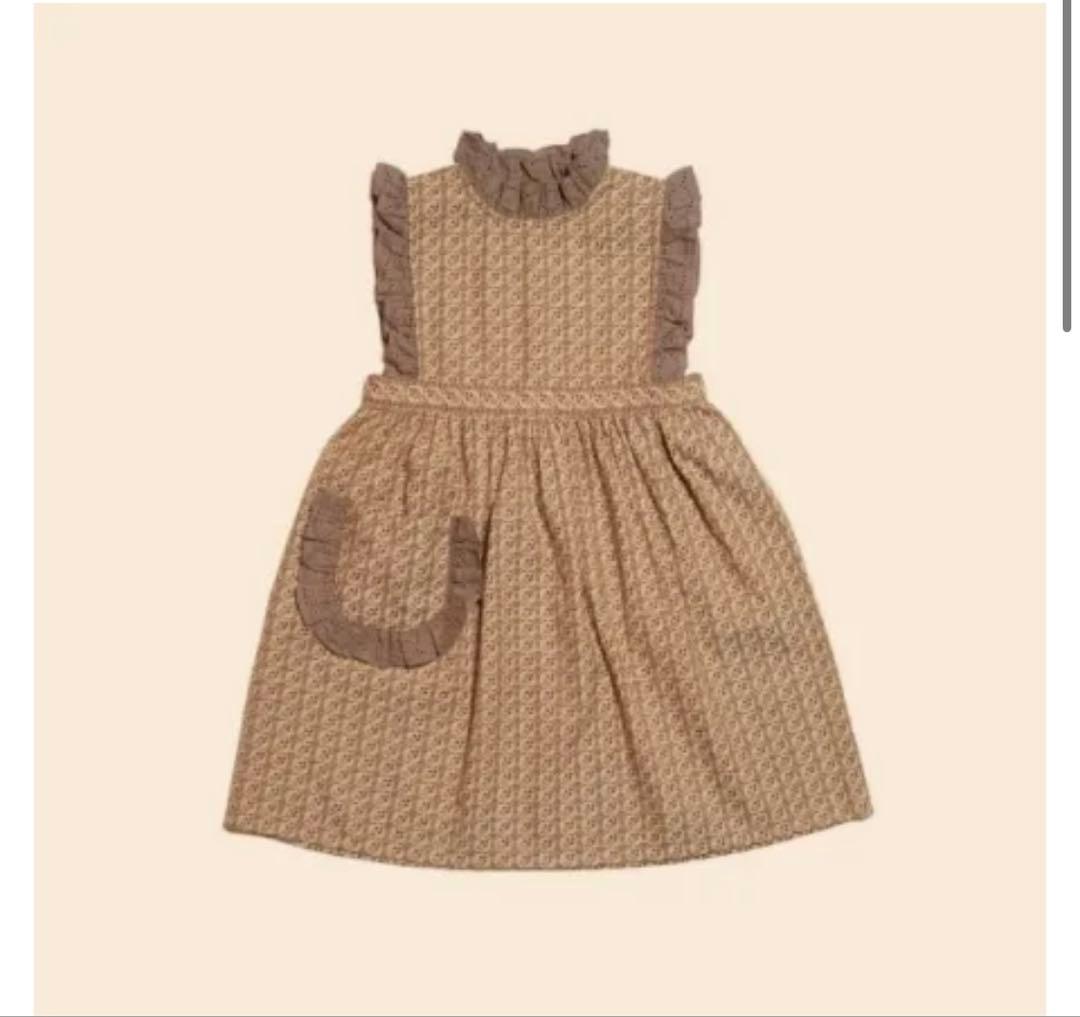 APOLINA 　IDA pinfore Dress 5-7y