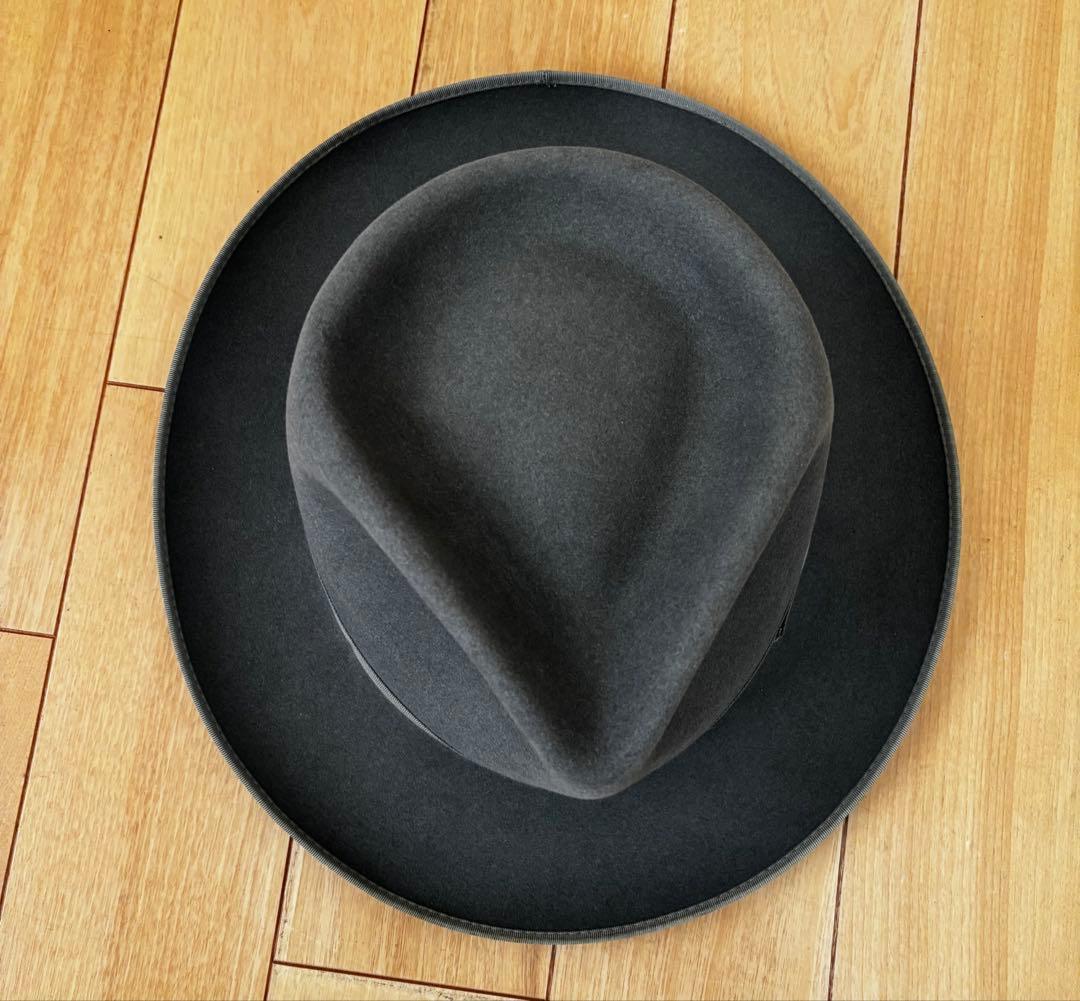 フェルトハット グレー60'sヴィンテージ