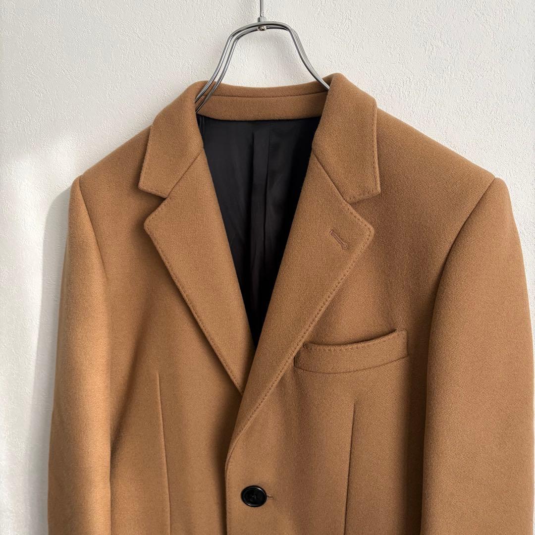 【未使用級✨】セリーヌ　チェスターコート　エディ　ウールカシミヤ 44 キャメル