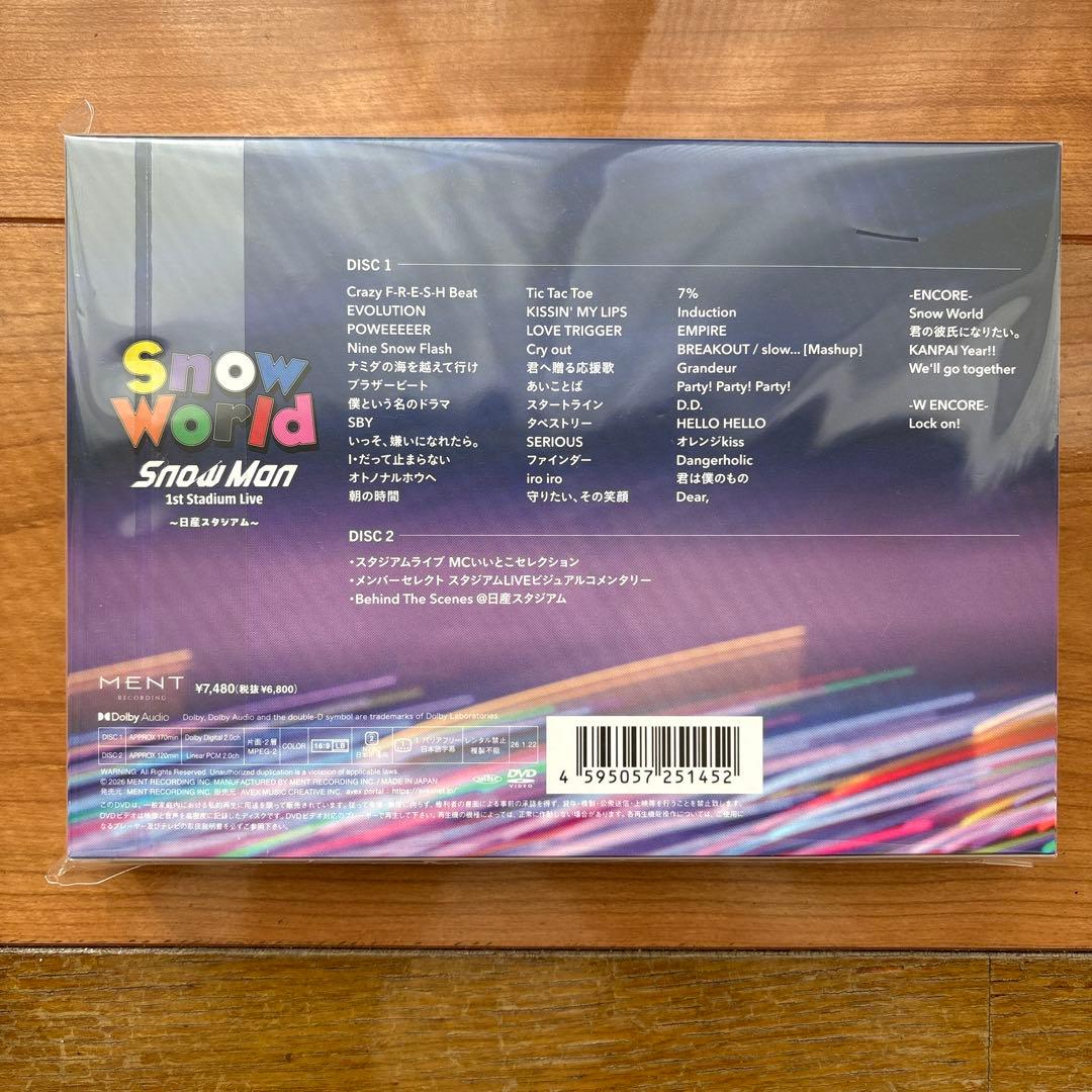 未開封Man  World 日産スタジアム　DVD