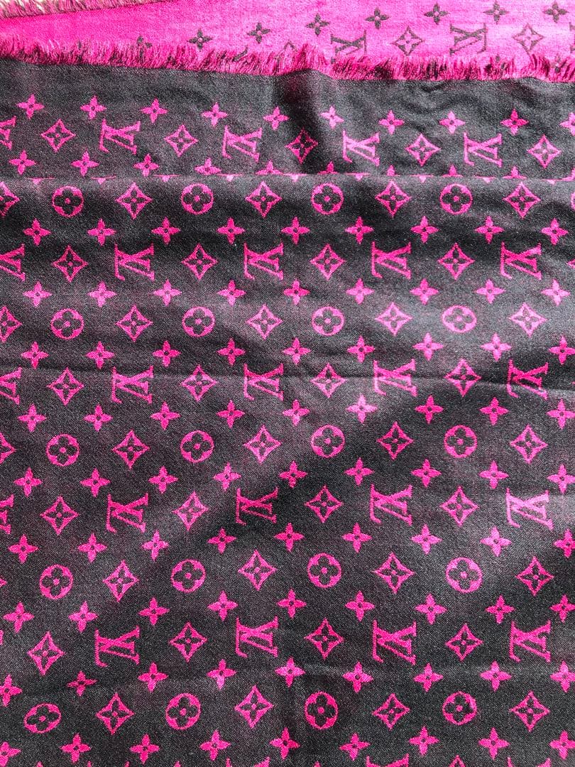 【良品】正規店購入　LOUIS VUITTON大判ショール　約195×140cm