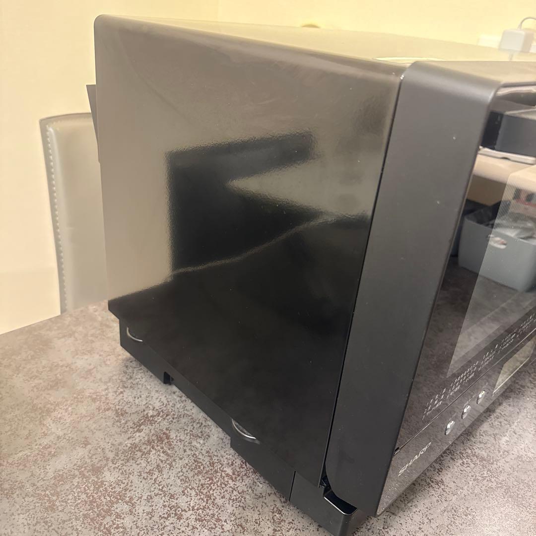 SHARP オーブンレンジ 黒色 タッチパネル