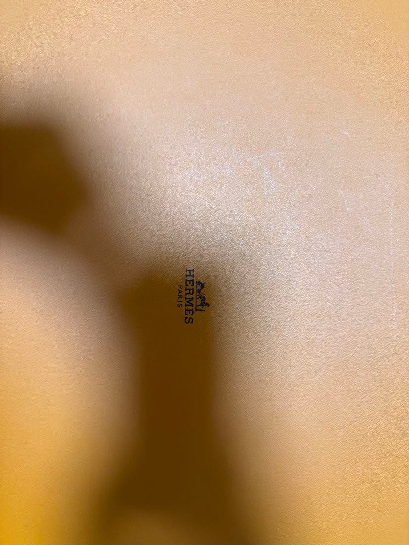 エルメス 100%カシミア マフラー紫