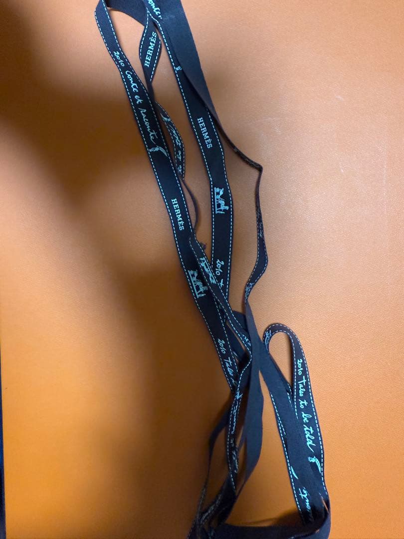 エルメス 100%カシミア マフラー紫