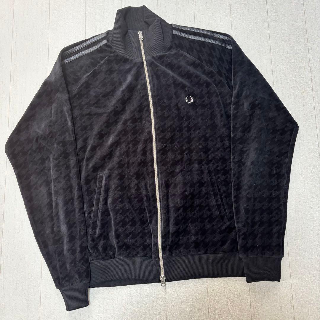 FRED PERRY｜フレッドペリー　ベロアトラックジャケット　ジャージ　月桂樹