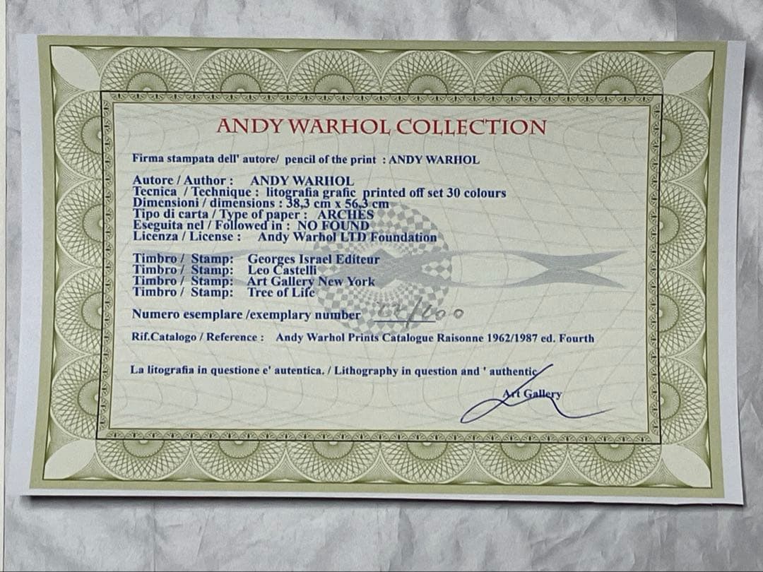 i*t様 【模写】限定100枚 アート品 アンディ・ウォーホル ミッキーマウス