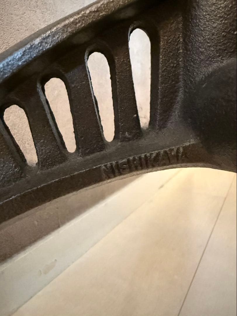 希少 西川金太郎 真鍮x鋳物 ハンガーラック キャスター付 インダストリアル