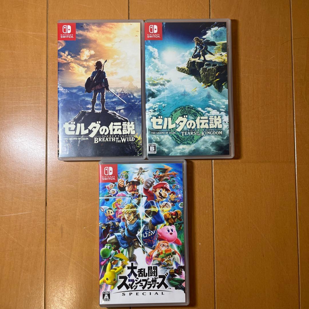 ゼルダの伝説2本セットとスマブラ