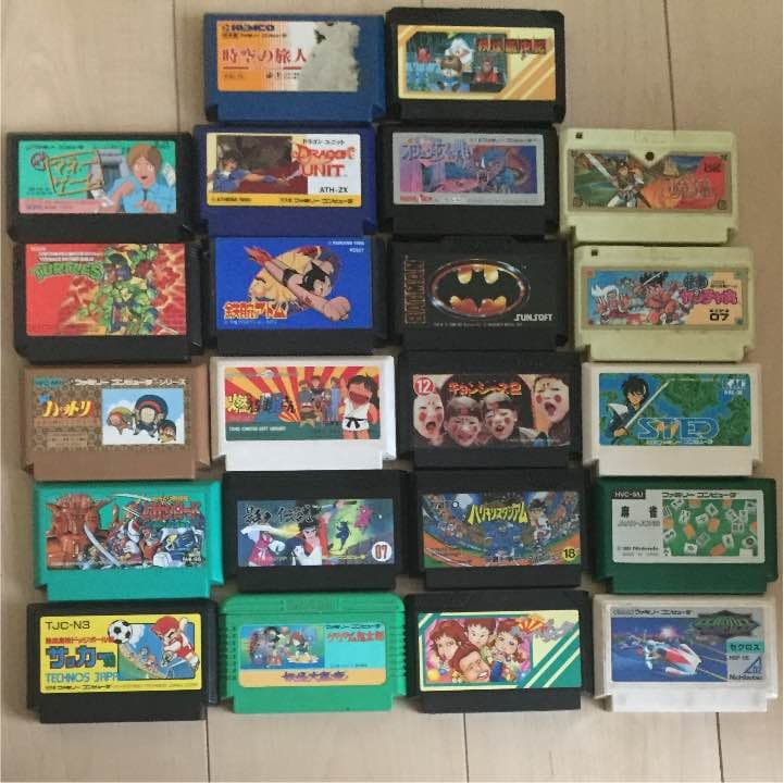 ファミコンソフト34本セット（箱無）【送料無料】