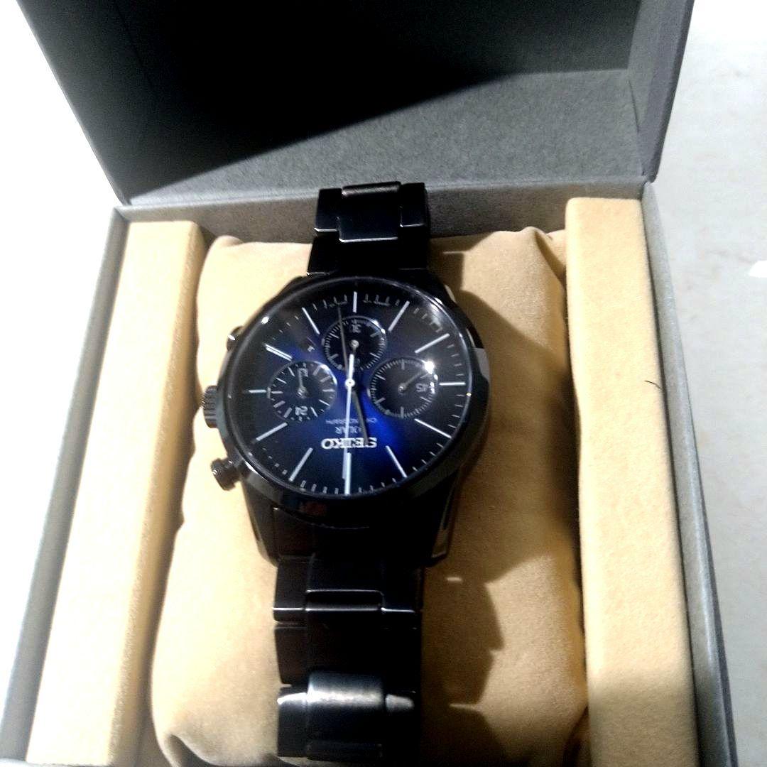 SEIKOセイコーソーラー腕時計　男性用
