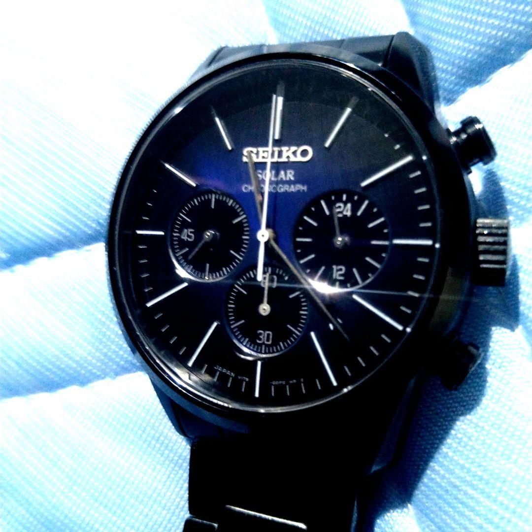 SEIKOセイコーソーラー腕時計　男性用