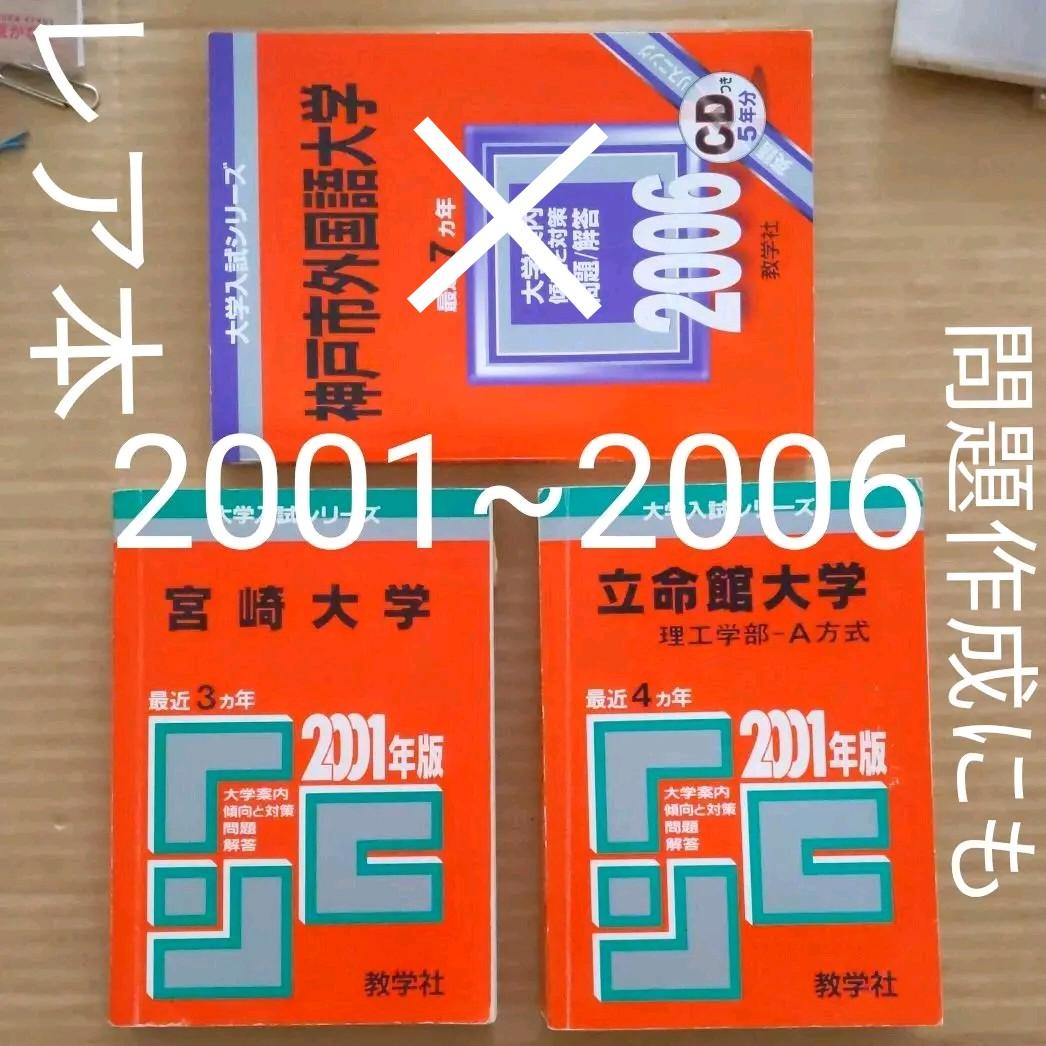 ご購入前にコメント 2001~2006 宮崎大学 立命館大学