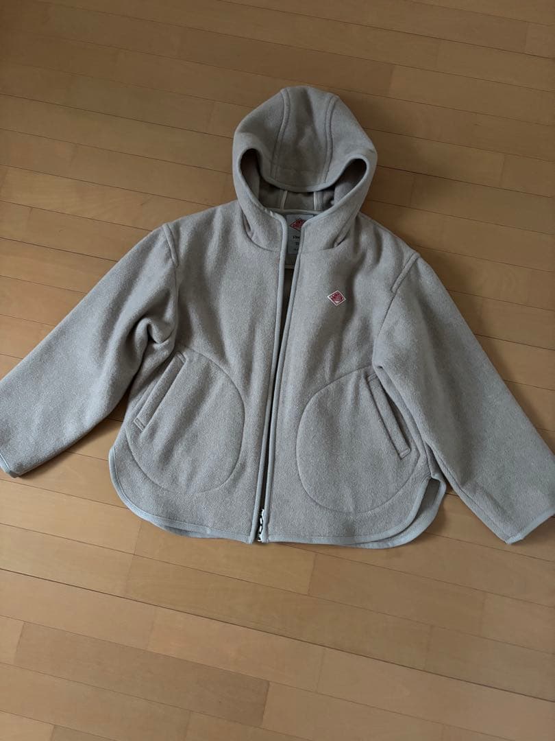 DANTON フード付ベージュジャケット