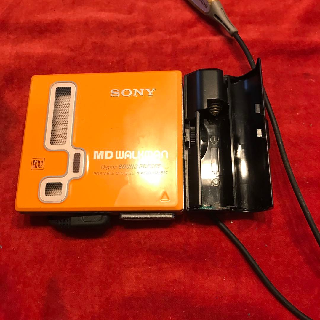 SONY MDウォークマンMZ-E77 ポータブルMDプレーヤー
