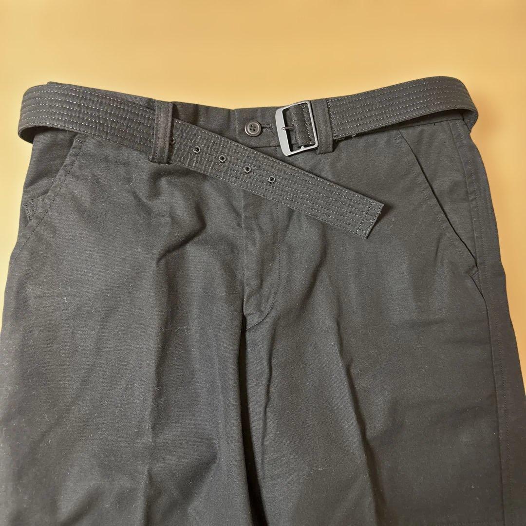 ISSEY MIYAKE MEN サイズ３　綿100% ブラック スラックス