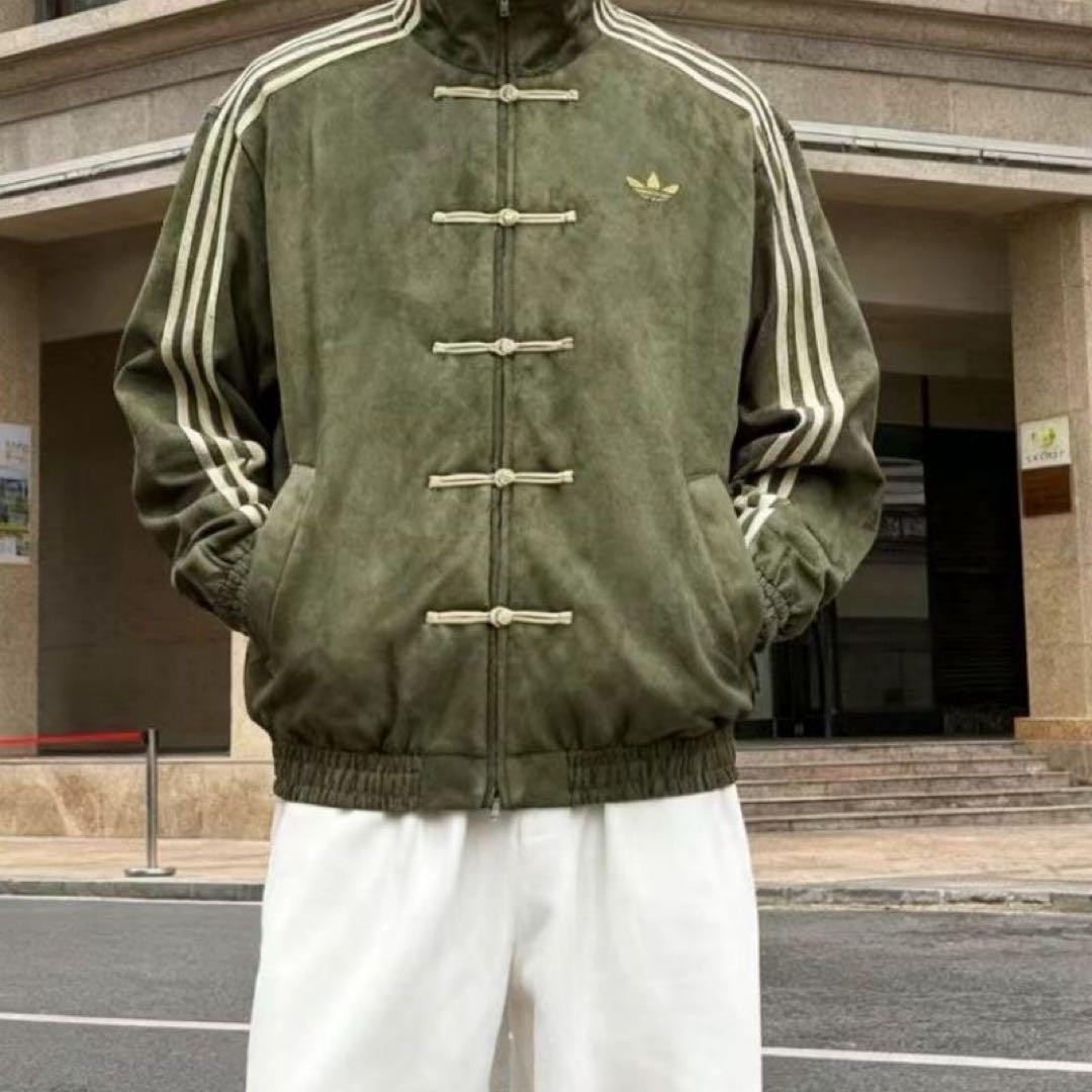 adidasアディダス 中国限定 蛇年トラックジャケット 緑M