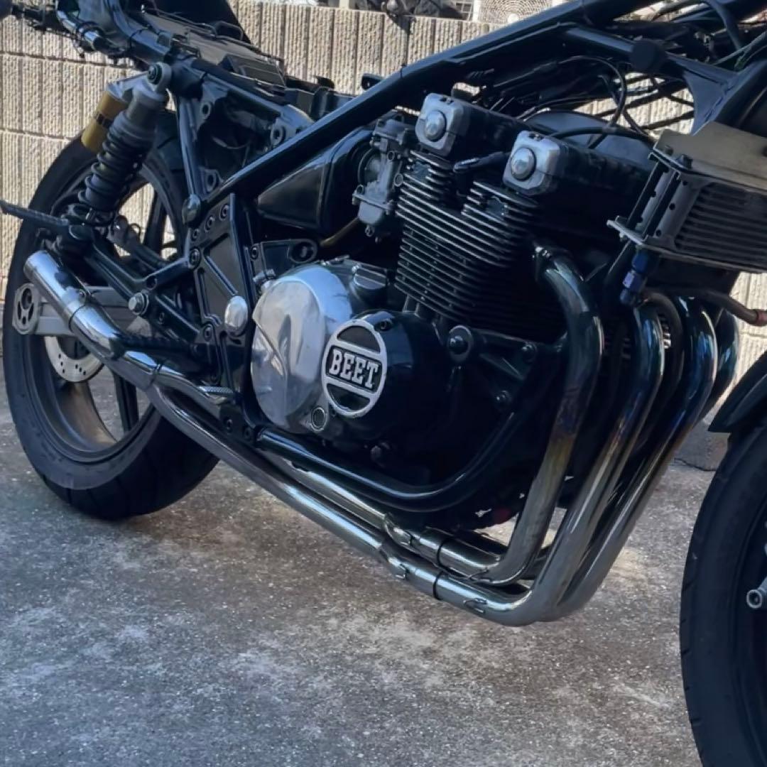 ゼファー400 マフラー　ナカノ　コブラツイスト菅　4-2-1