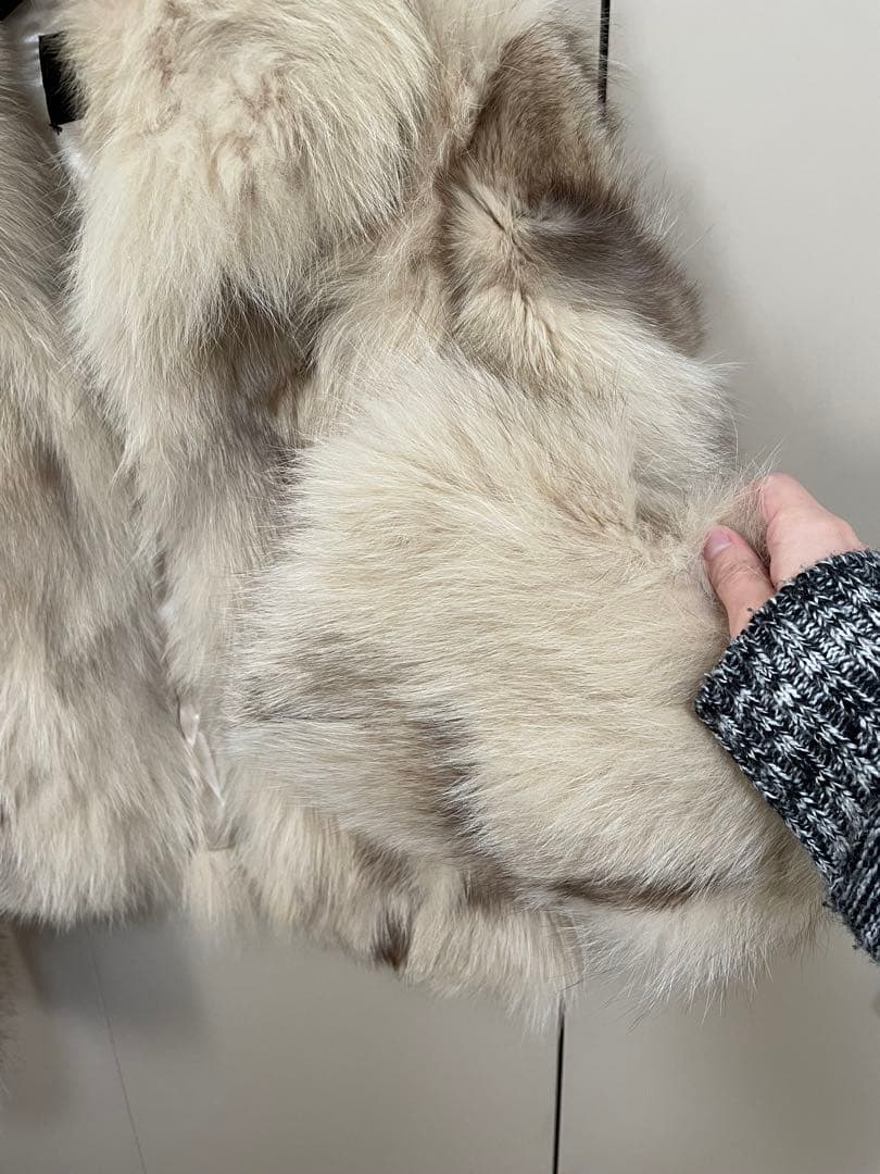 平成ギャル Y2K CHUXXX フォックスファー 毛皮コート 平成女子