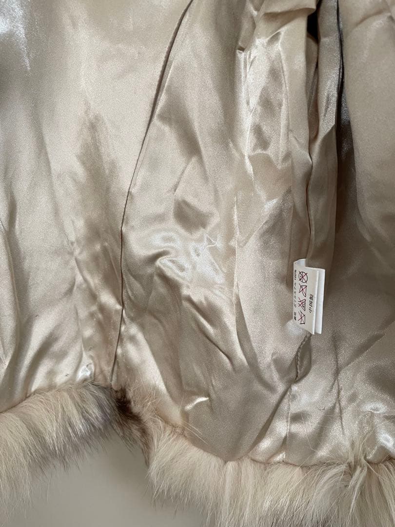 平成ギャル Y2K CHUXXX フォックスファー 毛皮コート 平成女子