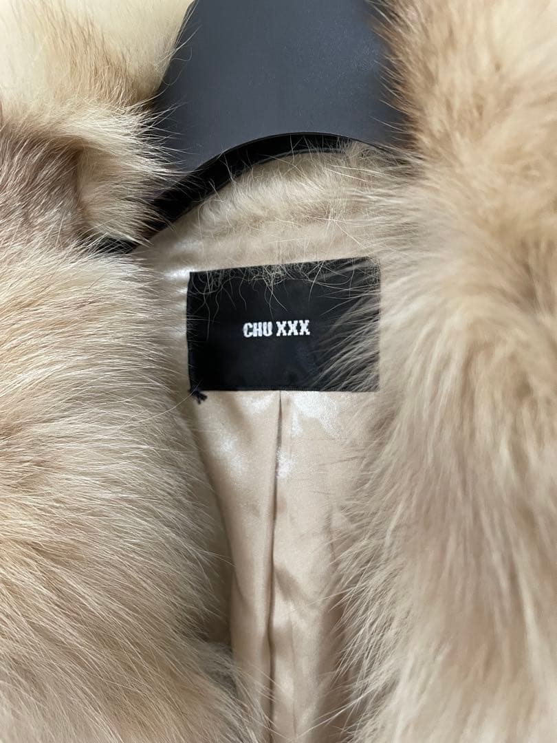 平成ギャル Y2K CHUXXX フォックスファー 毛皮コート 平成女子