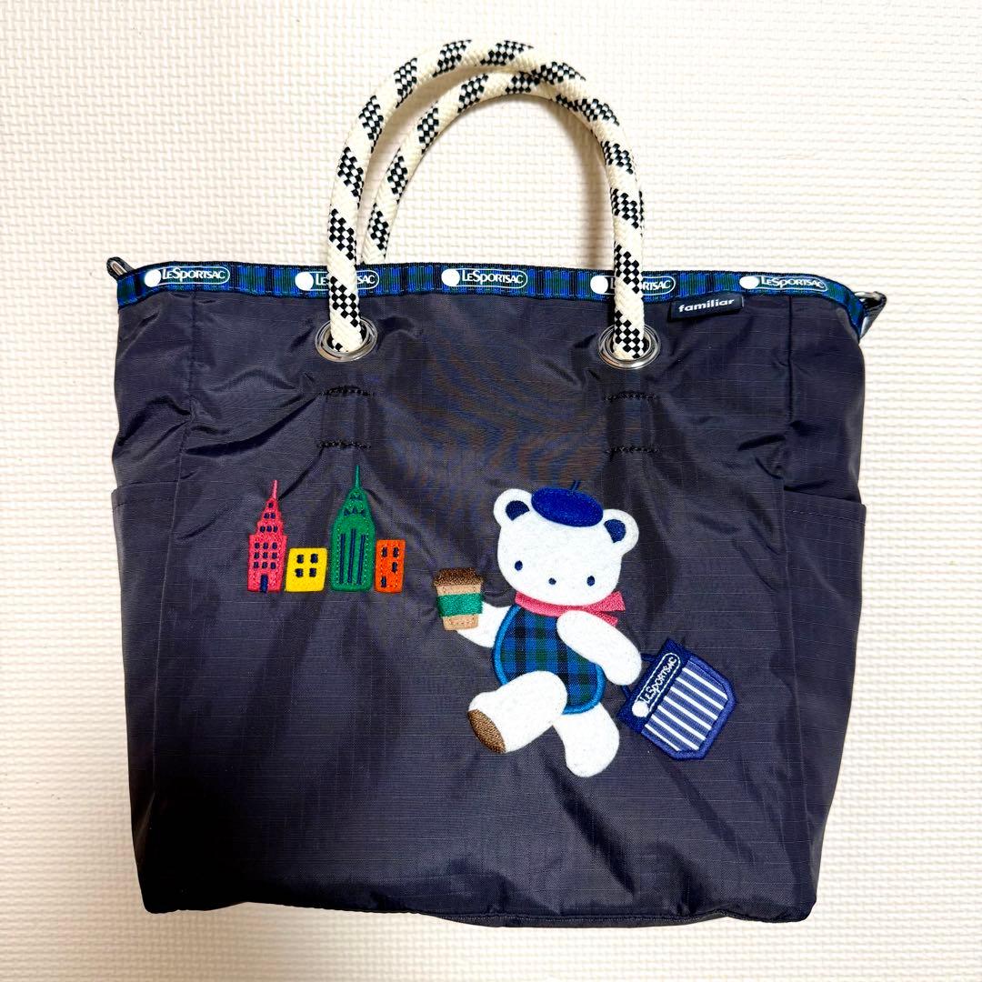 ファミリア familiar レスポートサック トートバッグ Mサイズ コラボ