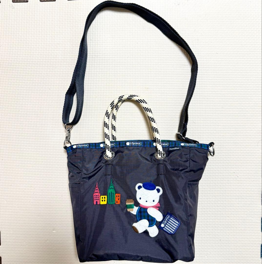 ファミリア familiar レスポートサック トートバッグ Mサイズ コラボ