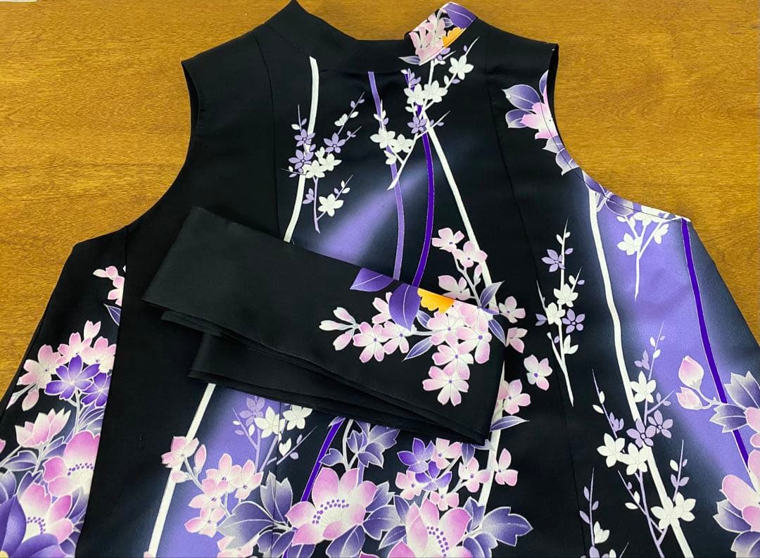 3267 着物　リメイク　ドレス　ワンピース