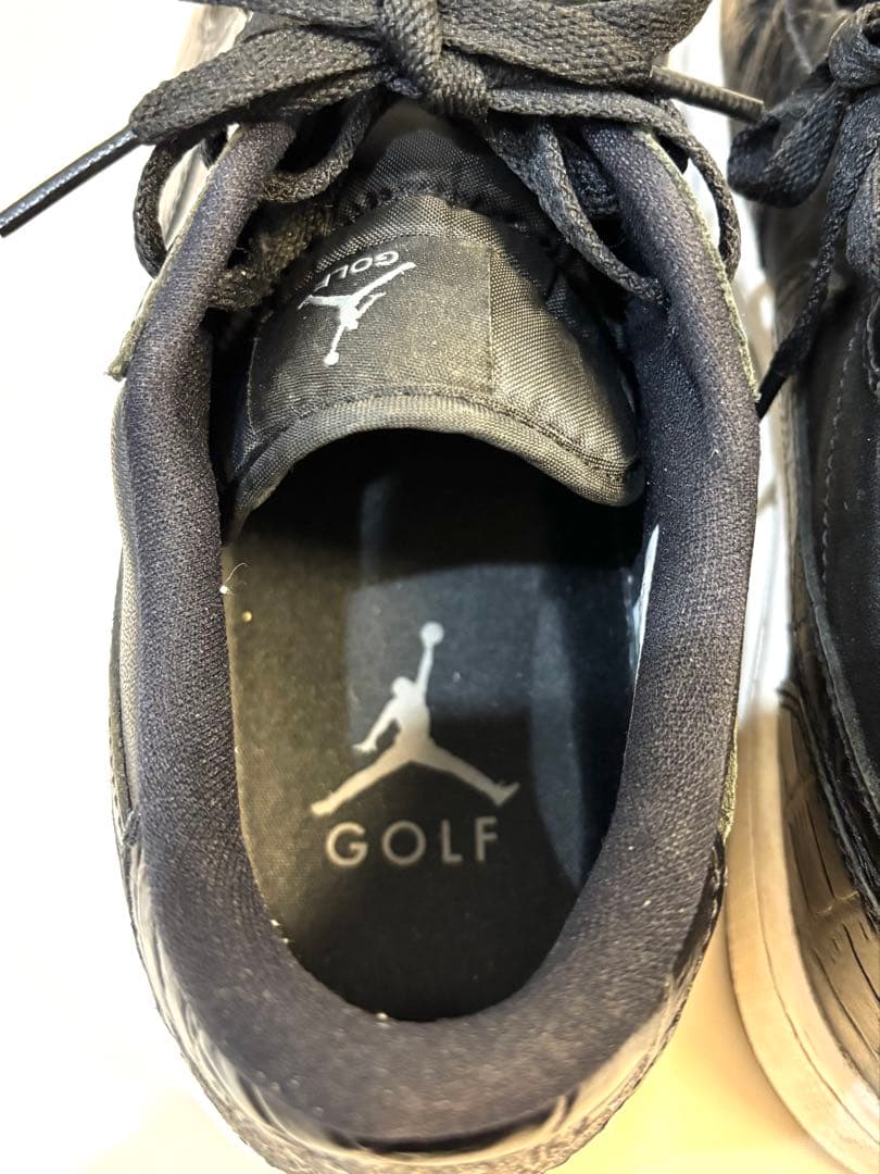 未使用Air Jordan 1 Low Golf Black Crocodile