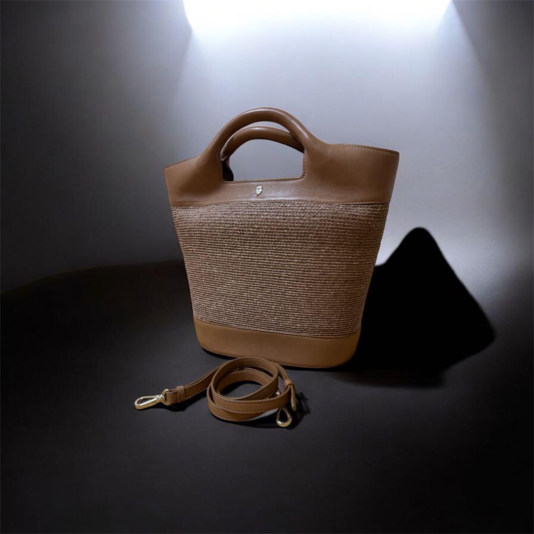 超限界特価‼️ 極美品‼️ ヘレンカミンスキー　レザーコンビ　2wayトートバッグ