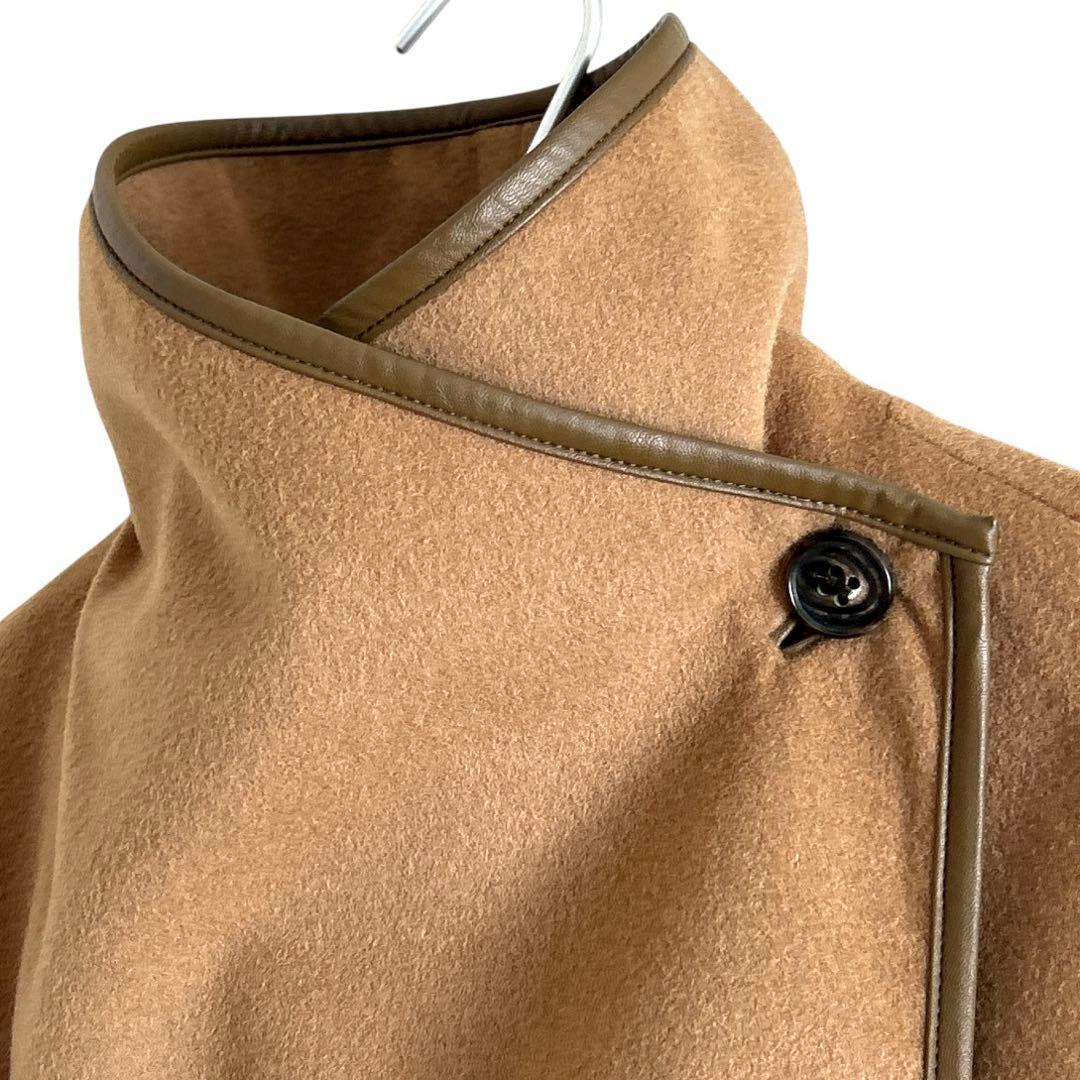 【限定価格】】エストネーション ケープコート ポンチョ 羊毛 カシミヤ