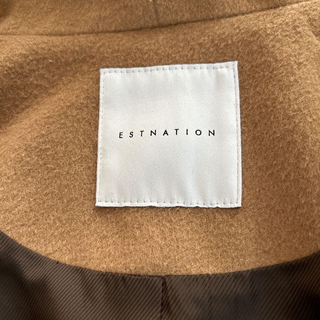【限定価格】】エストネーション ケープコート ポンチョ 羊毛 カシミヤ