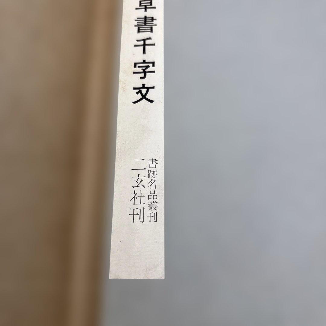 書跡名品叢刊　書譜　二玄社　書道