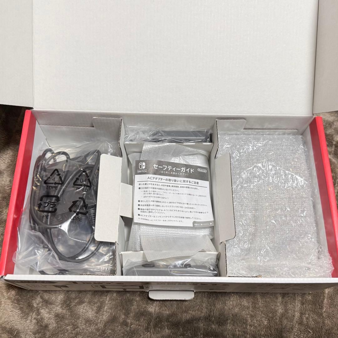 Nintendo switch本体 ジョイコンカスタム ピンク紫 SDカード付き