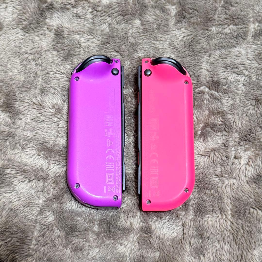 Nintendo switch本体 ジョイコンカスタム ピンク紫 SDカード付き