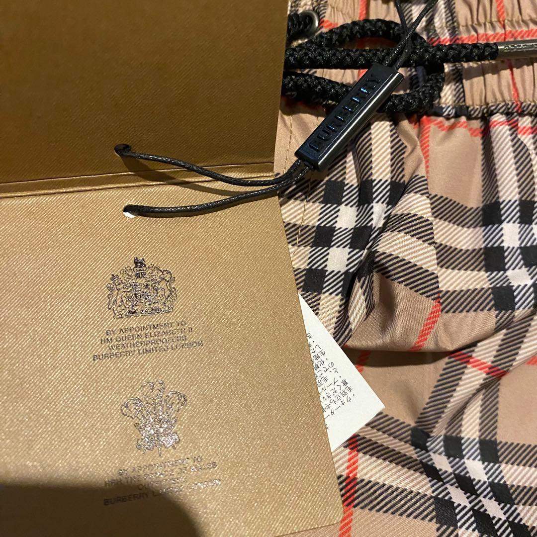 新品未使用 BURBERRY LONDON ハーフパンツ M チェック柄 水着