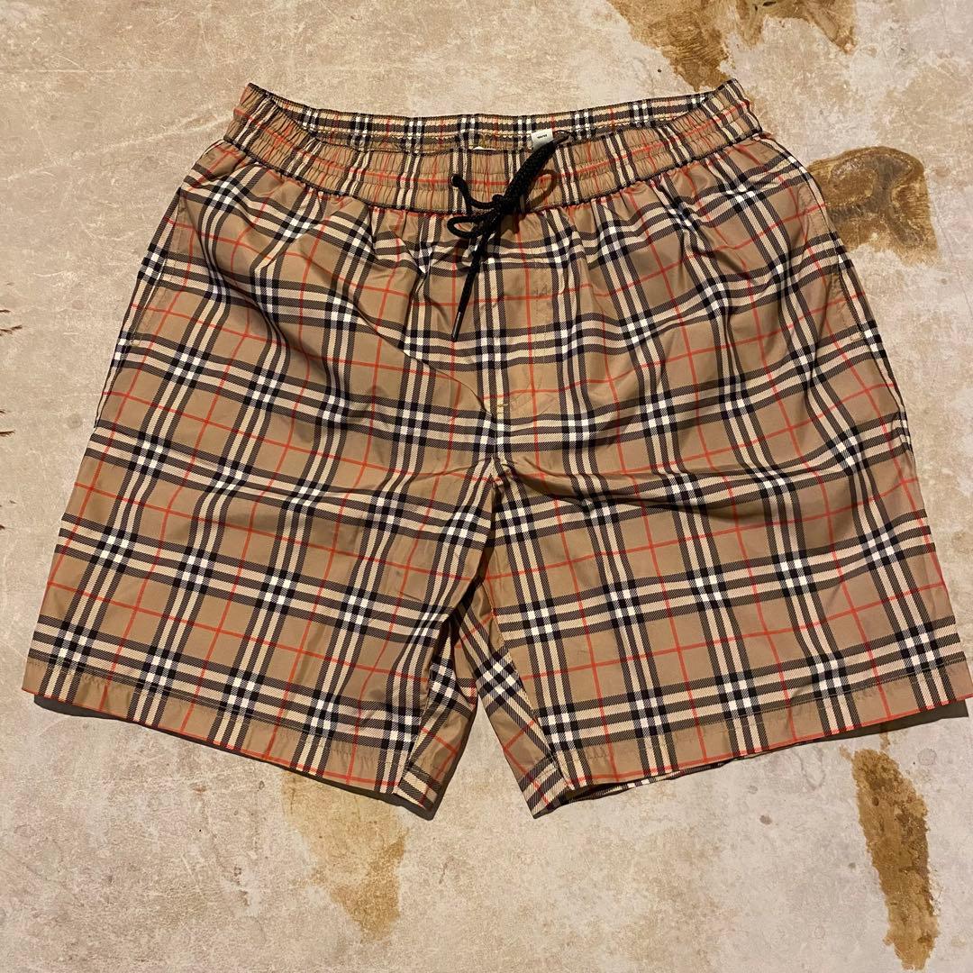 新品未使用 BURBERRY LONDON ハーフパンツ M チェック柄 水着