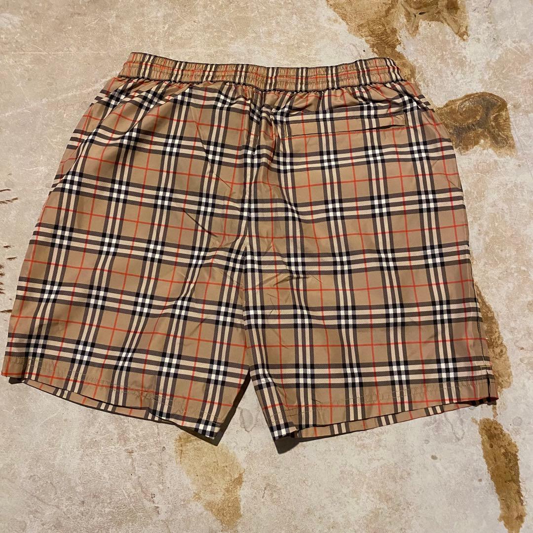 新品未使用 BURBERRY LONDON ハーフパンツ M チェック柄 水着