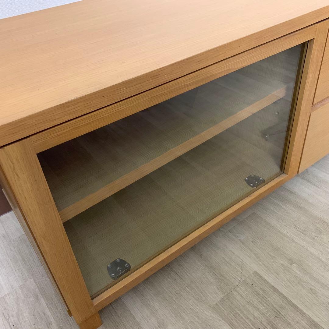 【美品】MUJI 無印良品 オーク材 TVボード ローボード テレビ台