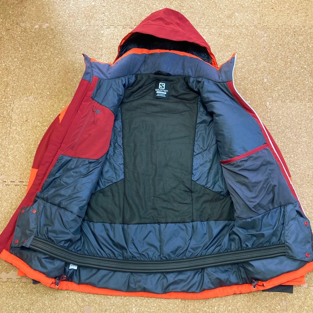 【美品】サロモン salomon スキーウェア スキー スノボジャケットSメンズ