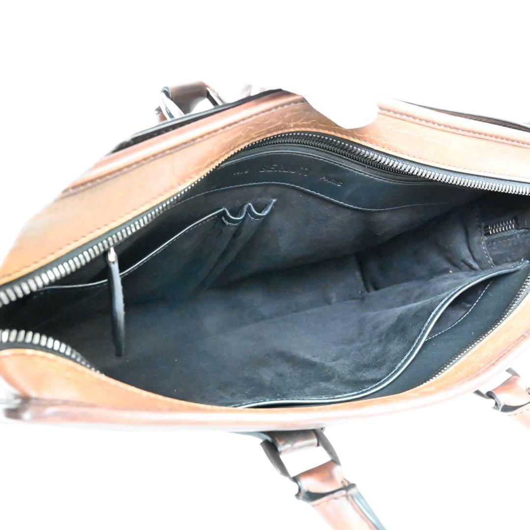 【美品】ベルルッティ　ビジネスバッグ　トートバッグ　ショルダー　レザー　ハンド