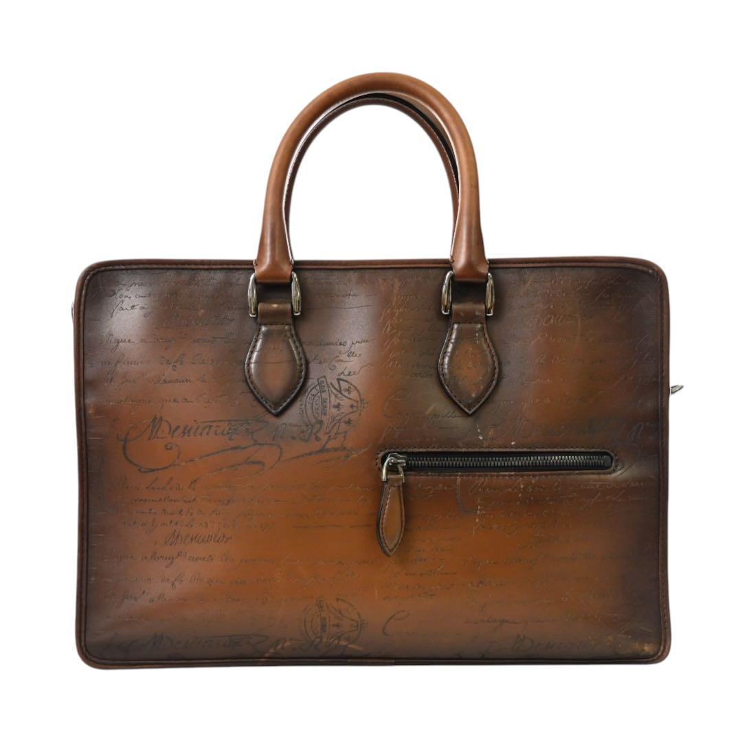 【美品】ベルルッティ　ビジネスバッグ　トートバッグ　ショルダー　レザー　ハンド