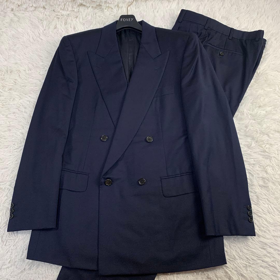 【極美品】BELVEST ダブルスーツセットアップ Super100’s 伊製