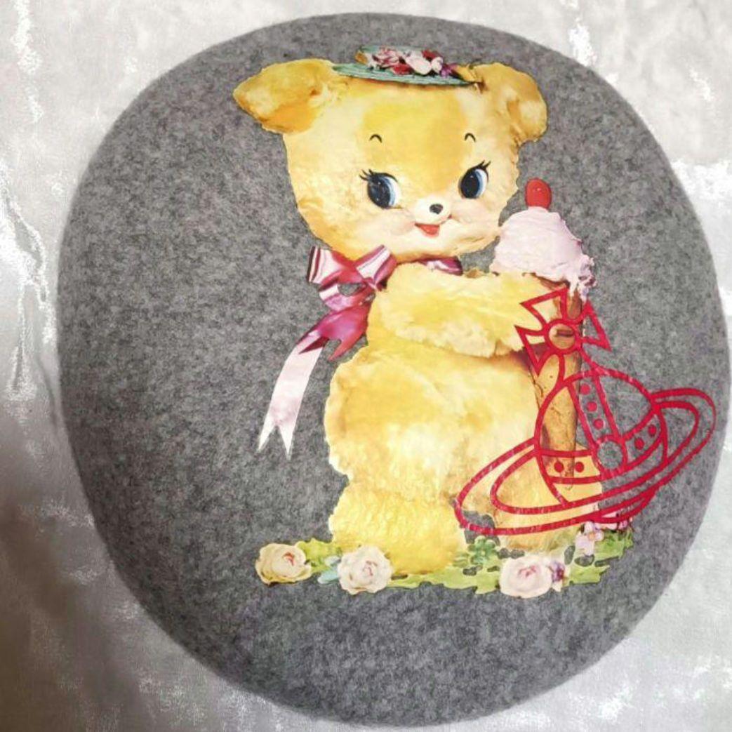 最終値下げ 極美品 Vivienne Westwood クリーピーベア ベレー帽