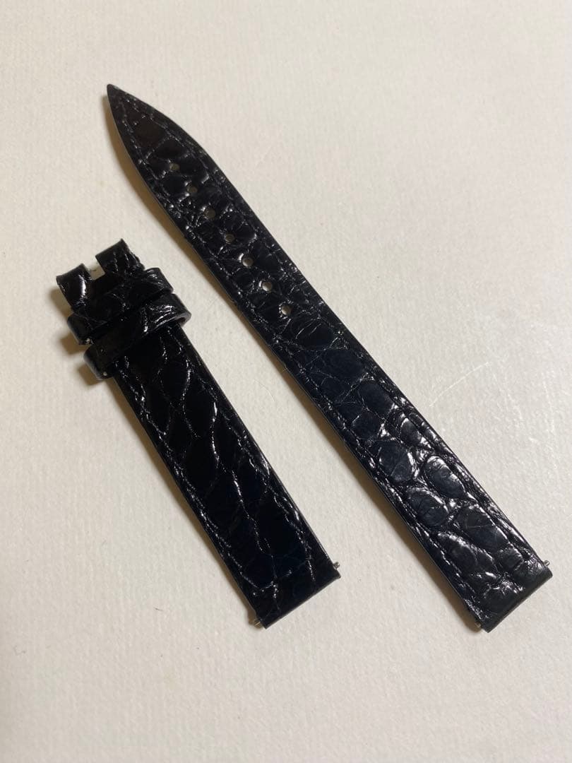 12mm フランクミュラー 純正 ブラック クロコ ストラップ