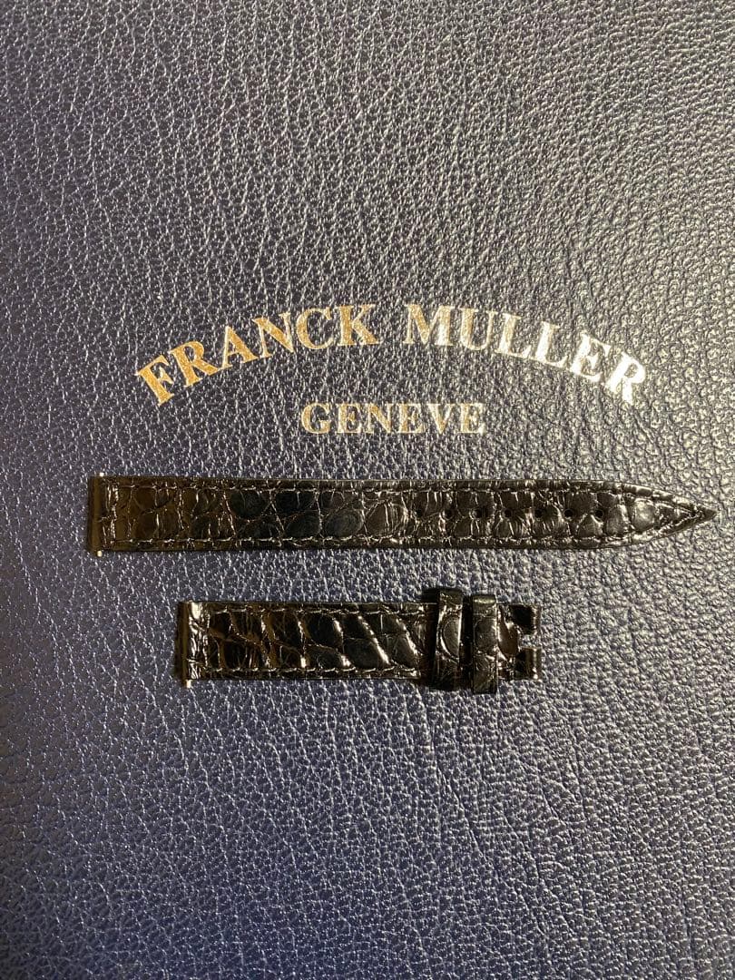 12mm フランクミュラー 純正 ブラック クロコ ストラップ