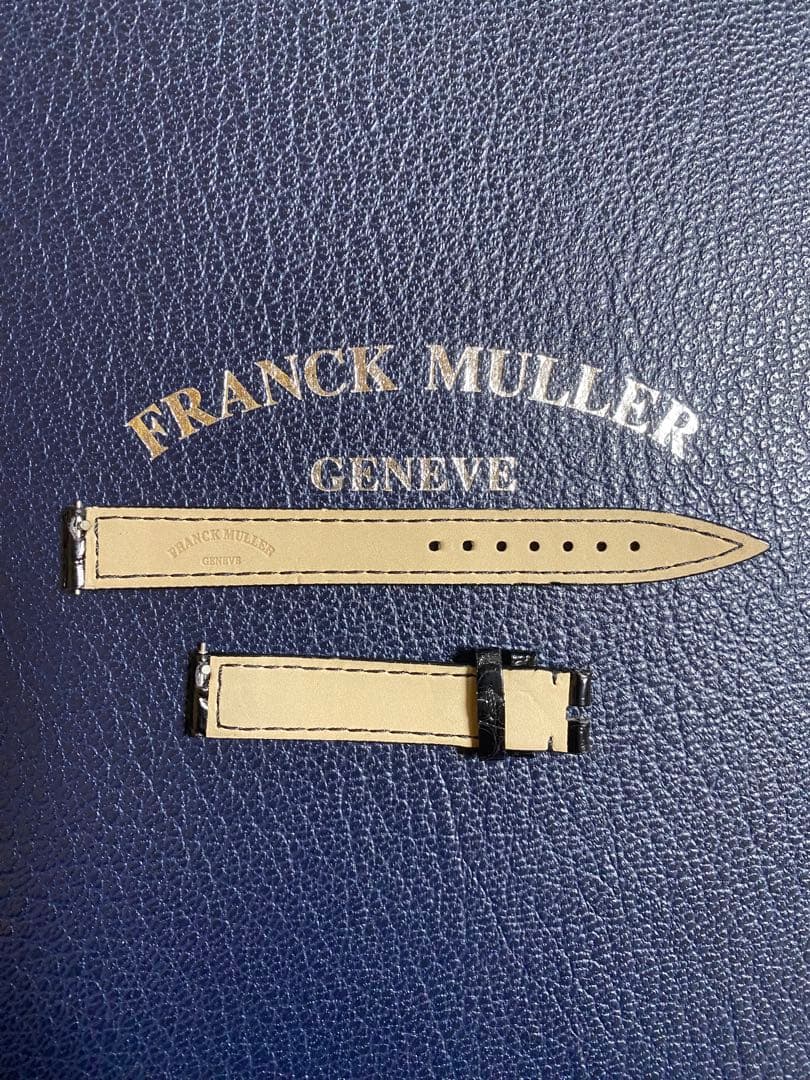 12mm フランクミュラー 純正 ブラック クロコ ストラップ
