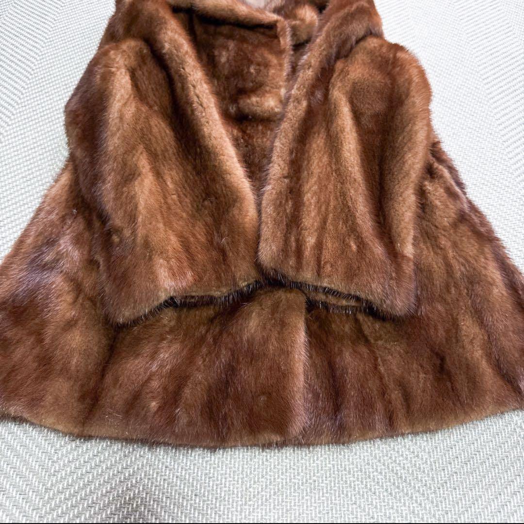極美品 JOSEPHINE リアルミンクファーコート キャメルブラウン 毛皮 M
