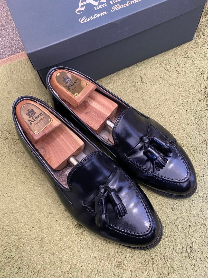 Alden / 664 / タッセルローファー / コードバン / 7.5 E
