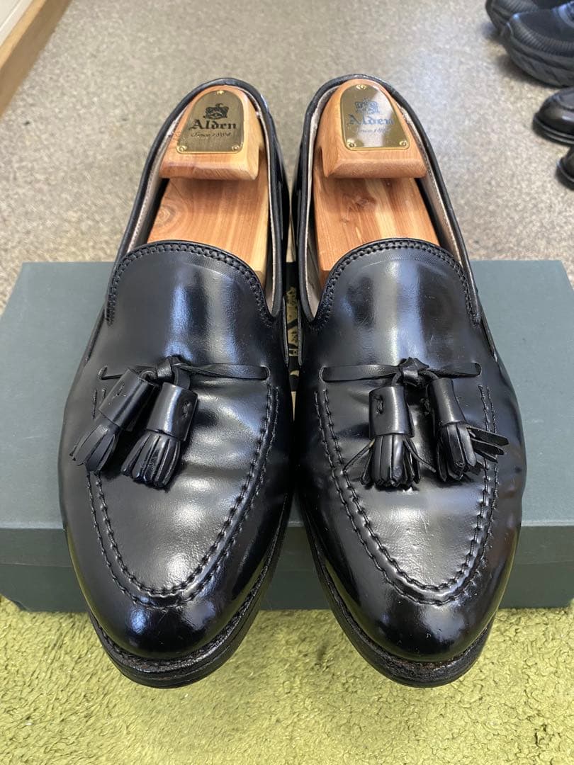 Alden / 664 / タッセルローファー / コードバン / 7.5 E