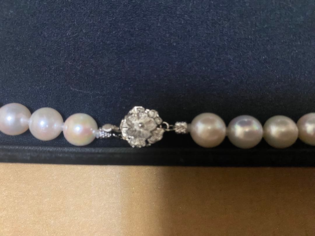 あこや真珠3点セット【ネックレス・イヤリング】鑑別書付　8.5〜9.0mm 大粒